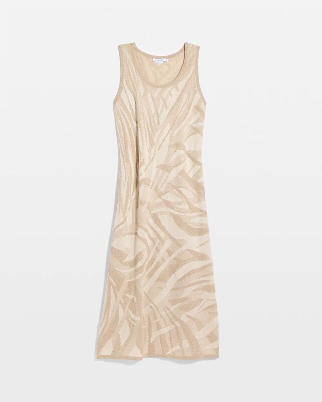 Knit Printed Sweater Dress - image 5